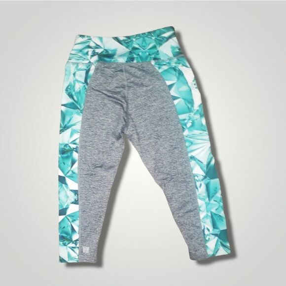 LuLaRoe Jade Capri Leggings Small gray Athletic Workout - Picture 3 of 6